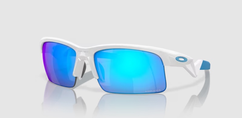 Okuliare Oakley Capacitor Youth Sun Polished white / Prizm sapphire