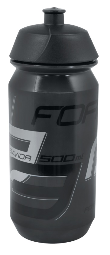 FORCE - fľaša SAVIOR 0,5 l, transparentná čierna-šedá