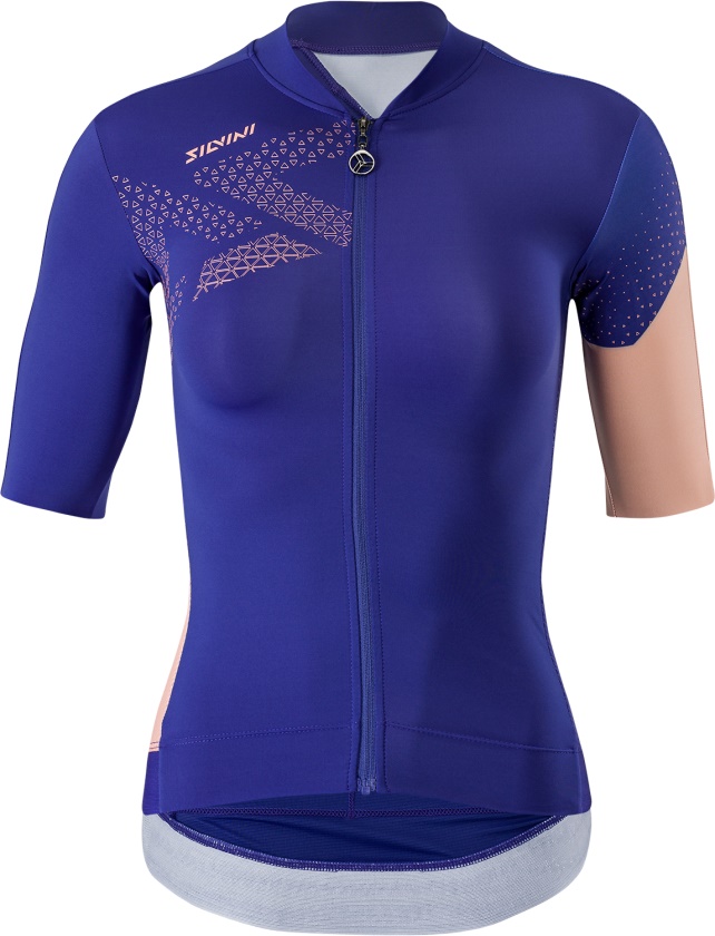 SILVINI - cyklo dres ROSALIA navy-coral