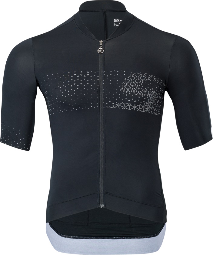 SILVINI - cyklo dres ANSINO black-white