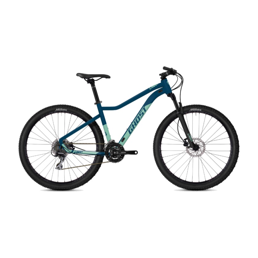 GHOST - LANAO EQ 27.5 Pearl Poseidón Blue/Light Green Matt S (155-170 cm)