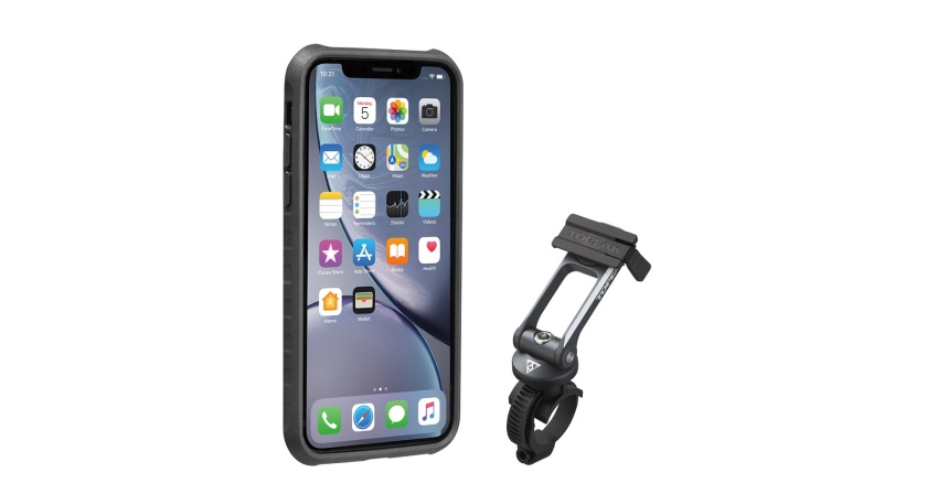 TOPEAK - obal RIDECASE pre iPhone XR čierna/sivá