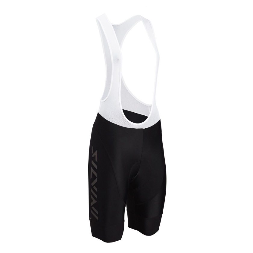 SILVINI - kraťasy s trakmi SUELA BIB black-white