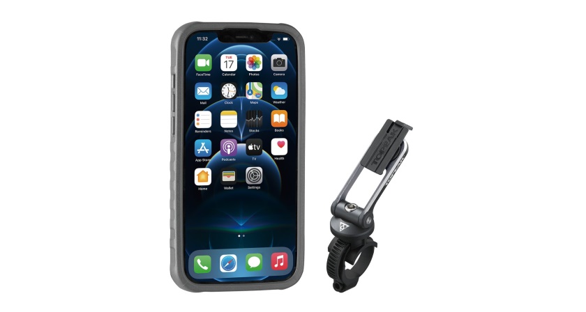 TOPEAK - obal RIDECASE pre iPhone 12 PRO MAX čierna/sivá